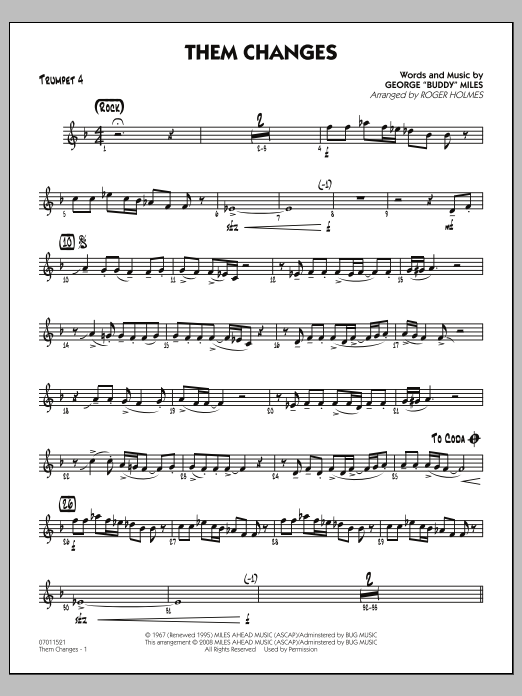 Produktgalerie: Seite 1 von 1 Them Changes - Trumpet 4, 