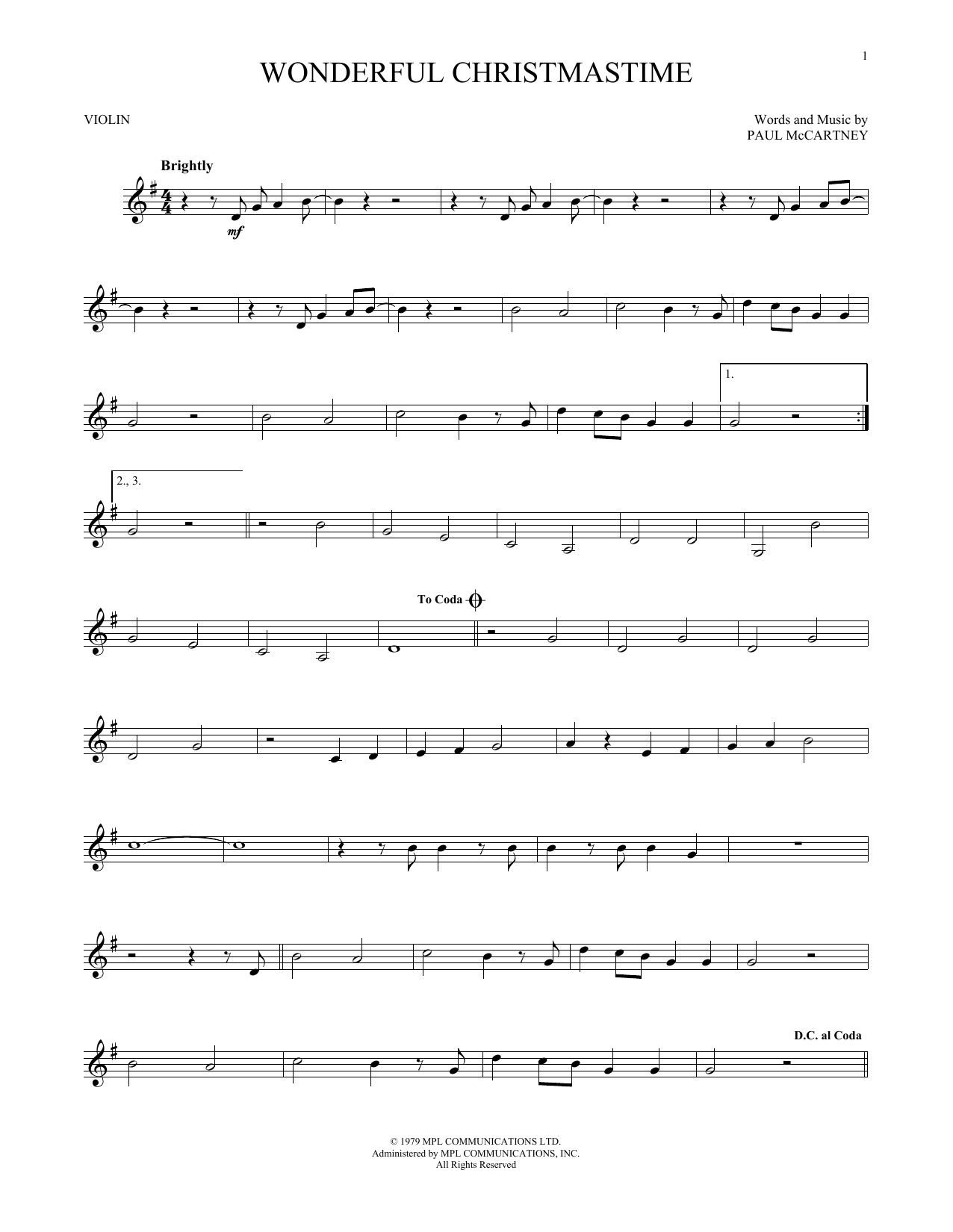 Product gallery: Page 1 of 1 Wonderful Christmastime, Paul McCartney