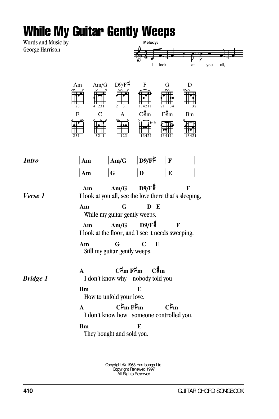 Produktgalerie: Seite 1 von 1 While My Guitar Gently Weeps, The Beatles, Gitarre