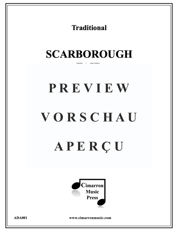 Product gallery: Page 2 of 11 Scarborough Fair, , Brass Sextet