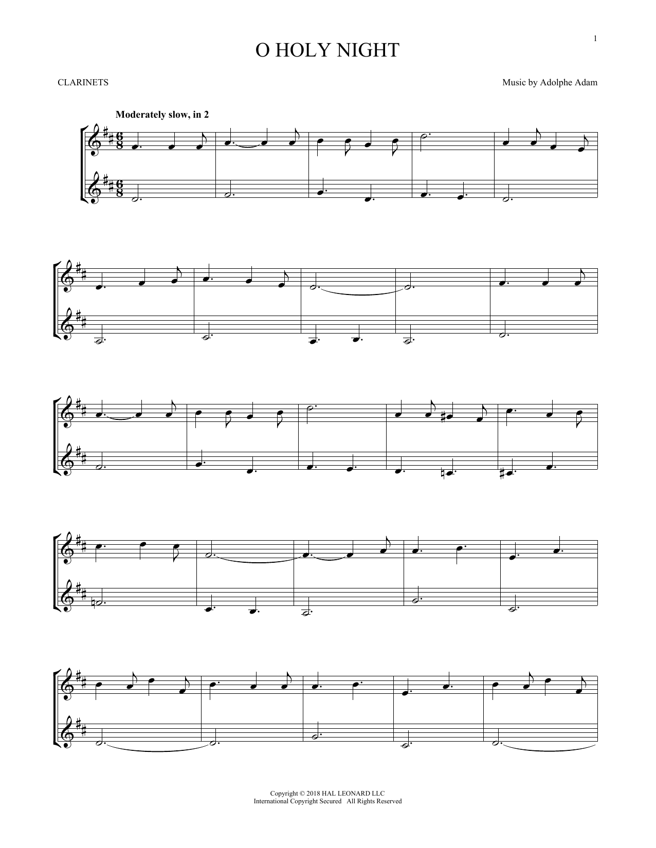 Product gallery: Page 1 of 1 O Holy Night, Adolphe Adam