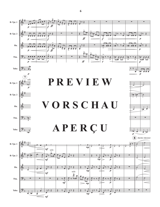 gallery: Finale from American String Quartet No. 12 in F Major , , (Blechbläserquintett)