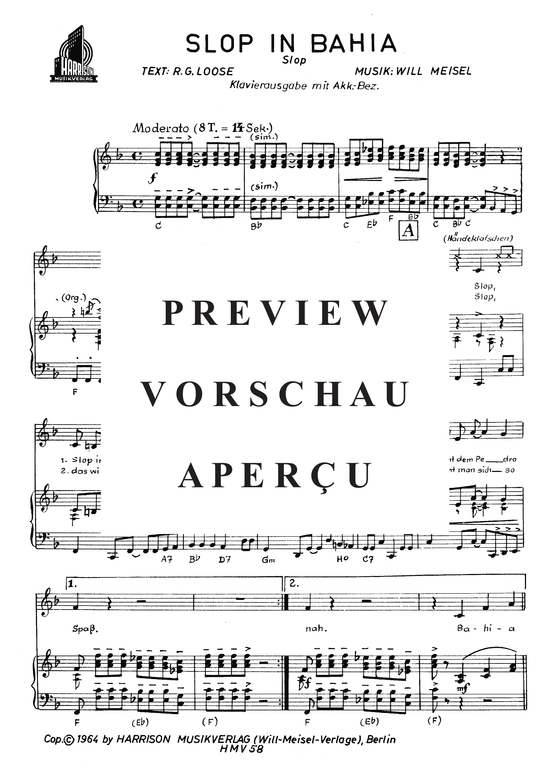 Produktgalerie: Seite 3 von 4 Slop in Bahia, , Klavier und Gesang
