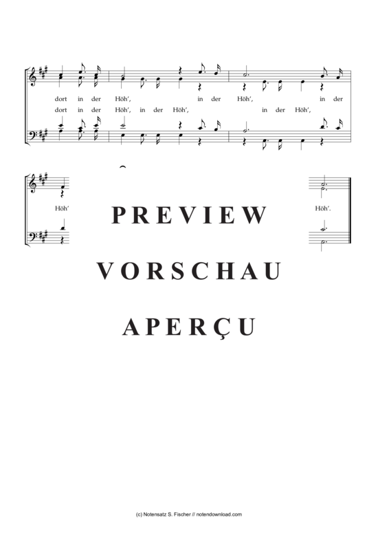 Product gallery: Page 3 of 3 Die Heimat in der Höhe  , , (mixed choir)