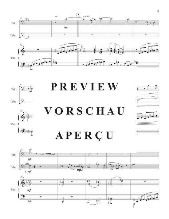 Product gallery: Page 12 of 21 Concertante , , (trombone, tuba and piano)