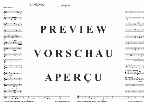 gallery: Canzona, , (Clarinet Quintet)