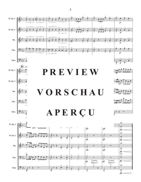 Produktgalerie: Seite 5 von 10 1812 Opener , , (Blechbläserquintett)