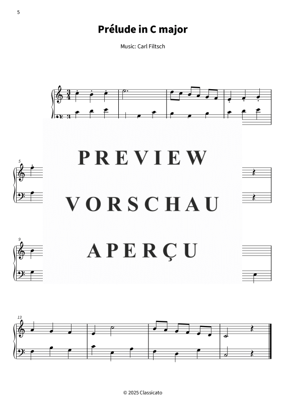 gallery: Six Préludes - First publication: Edited edition based on the original sketches of the child prodigy, , Klavier Solo