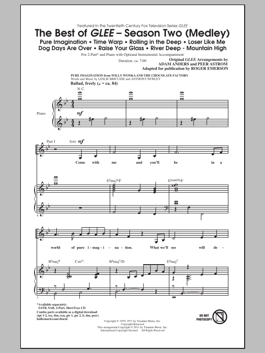 Produktbild zu: The Best Of Glee (Season Two Medley)