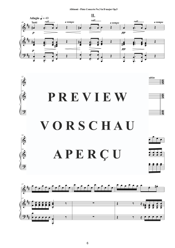 Product gallery: Page 7 of 11 Flute Concerto No.3 in D-Dur Op.5, , Flute and Piano (Harpsichord)