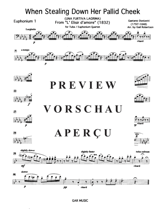 Product gallery: Page 7 of 12 When Stealing Down Her Pallid Cheek , , (Tuba Quartett EETT)