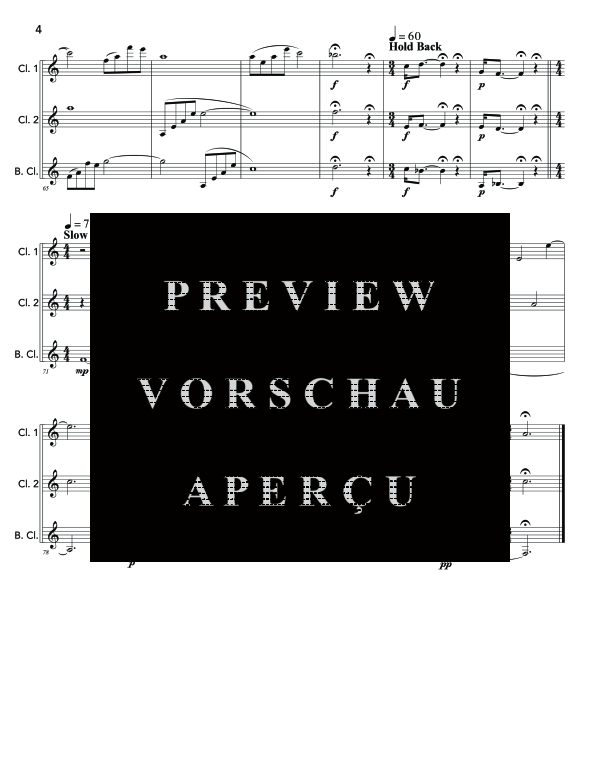 Product gallery: Page 8 of 11 When The Mood Takes You, , (Clarinet Trio)