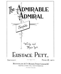 cover: The Admirable Admiral, Eustace Pett, Gesang, Klavier
