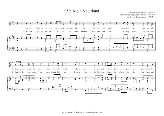 Product picture to: Mein Vaterland Louis Spohr (1784-1859)