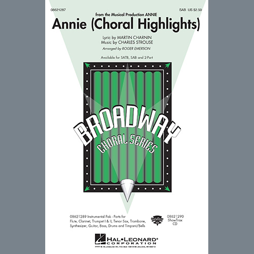cover: Annie (Choral Highlights) (arr. Roger Emerson), Charles Strouse