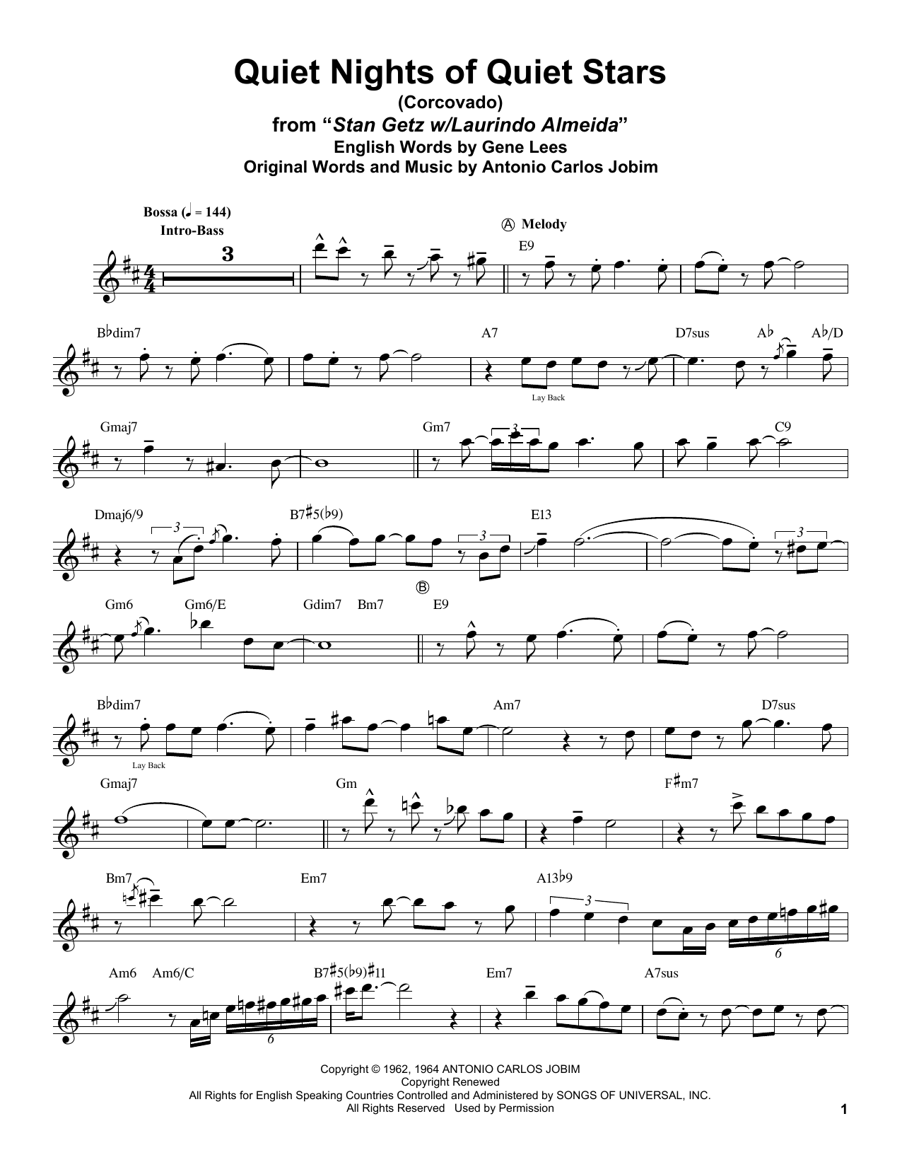Product gallery: Page 1 of 1 Quiet Nights Of Quiet Stars (Corcovado), Stan Getz