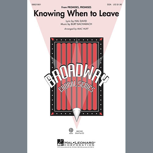 Produktbild zu: Knowing When To Leave (from Promises, Promises) (arr. Mac Huff)