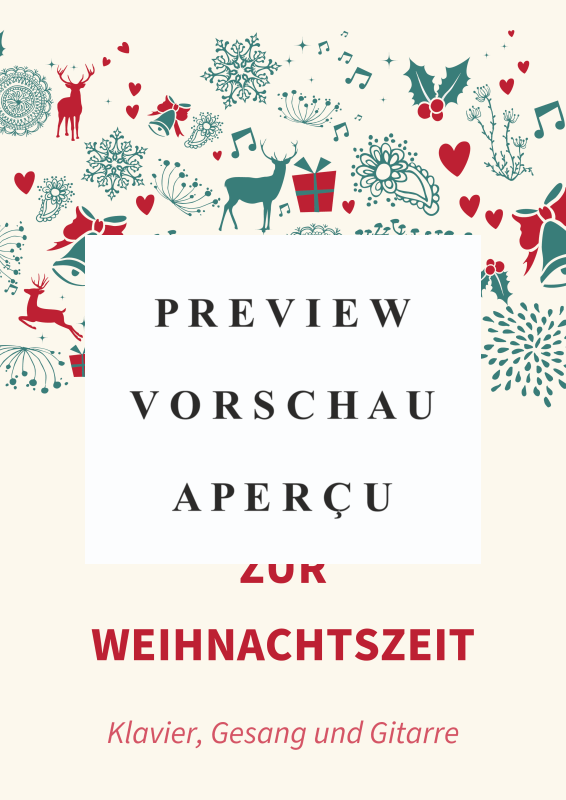 gallery: Kinderträume zur Weihnachtszeit - Fröhliche Melodien für Gesang und Begleitung, , (Gesang und Klavier, Gitarre)