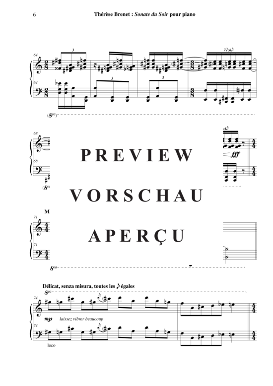 Product gallery: Page 7 of 8 Sonate du Soir , , Piano Solo