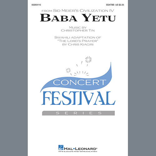 cover: Baba Yetu (from Civilization IV) (arr. Roger Emerson), , Chor