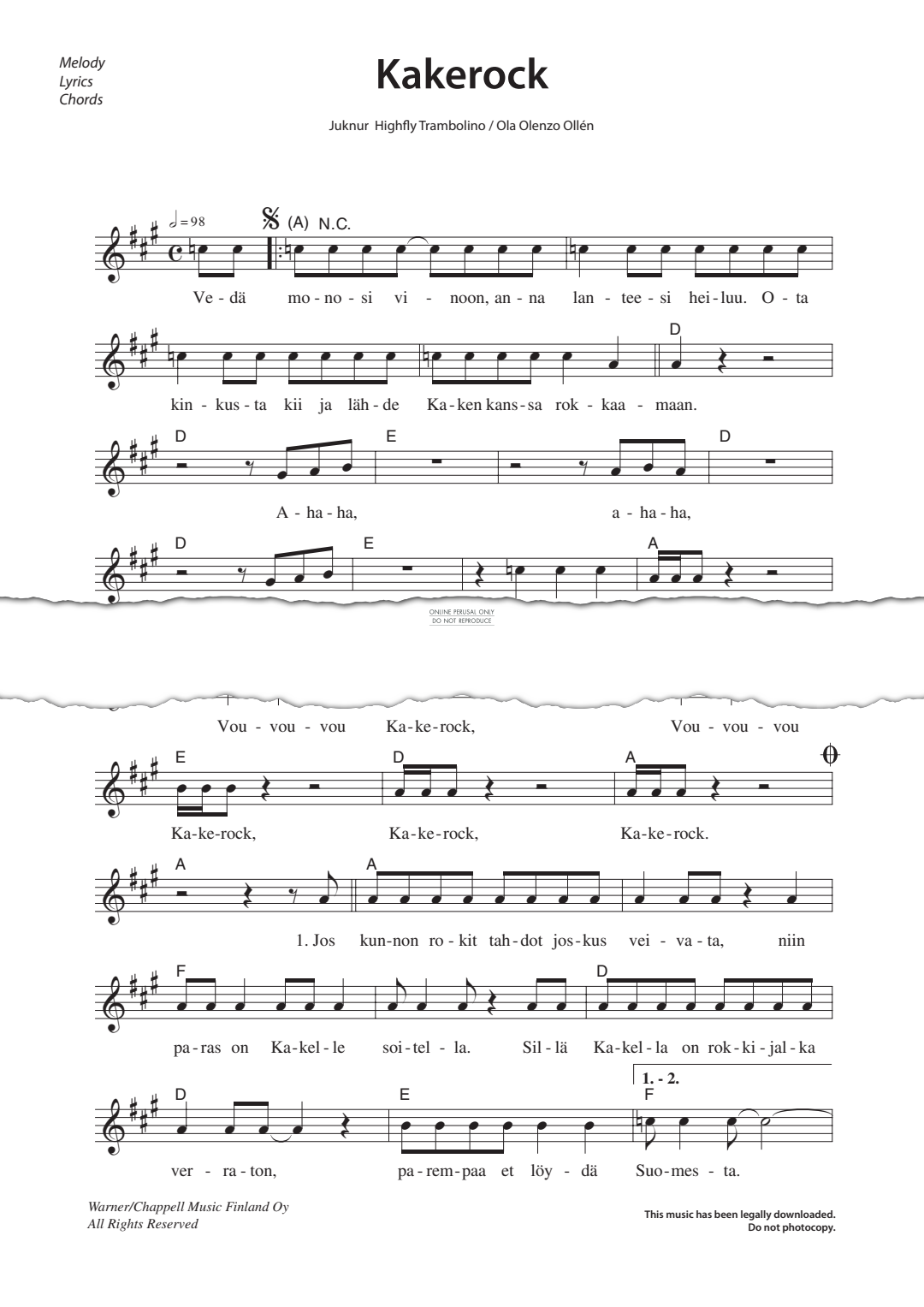 Product gallery: Page 1 of 1 Kakerock, 