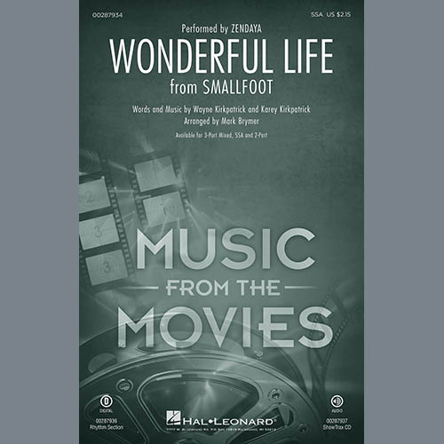 Product picture to: Wonderful Life (from Smallfoot) (arr. Mark Brymer)