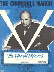 cover: Churchill March, Ron Grainer, Klavier