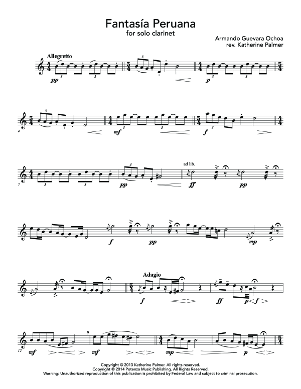 Product gallery: Page 1 of 11 Three Pieces, , (Klarinette Solo)