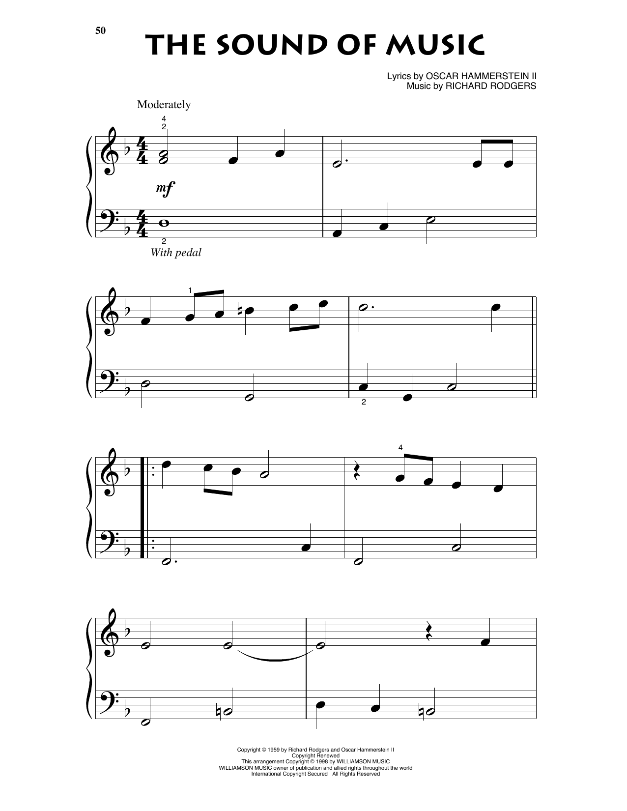 Produktgalerie: Seite 1 von 1 The Sound Of Music (arr. Bill Boyd), Rodgers & Hammerstein, Klavier