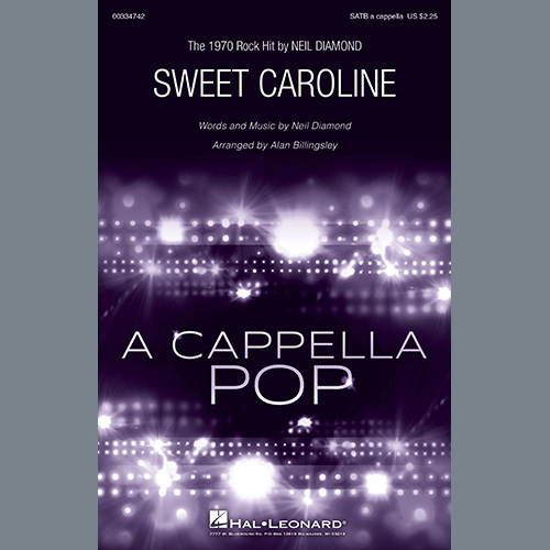 Produktbild zu: Sweet Caroline (arr. Alan Billingsley)