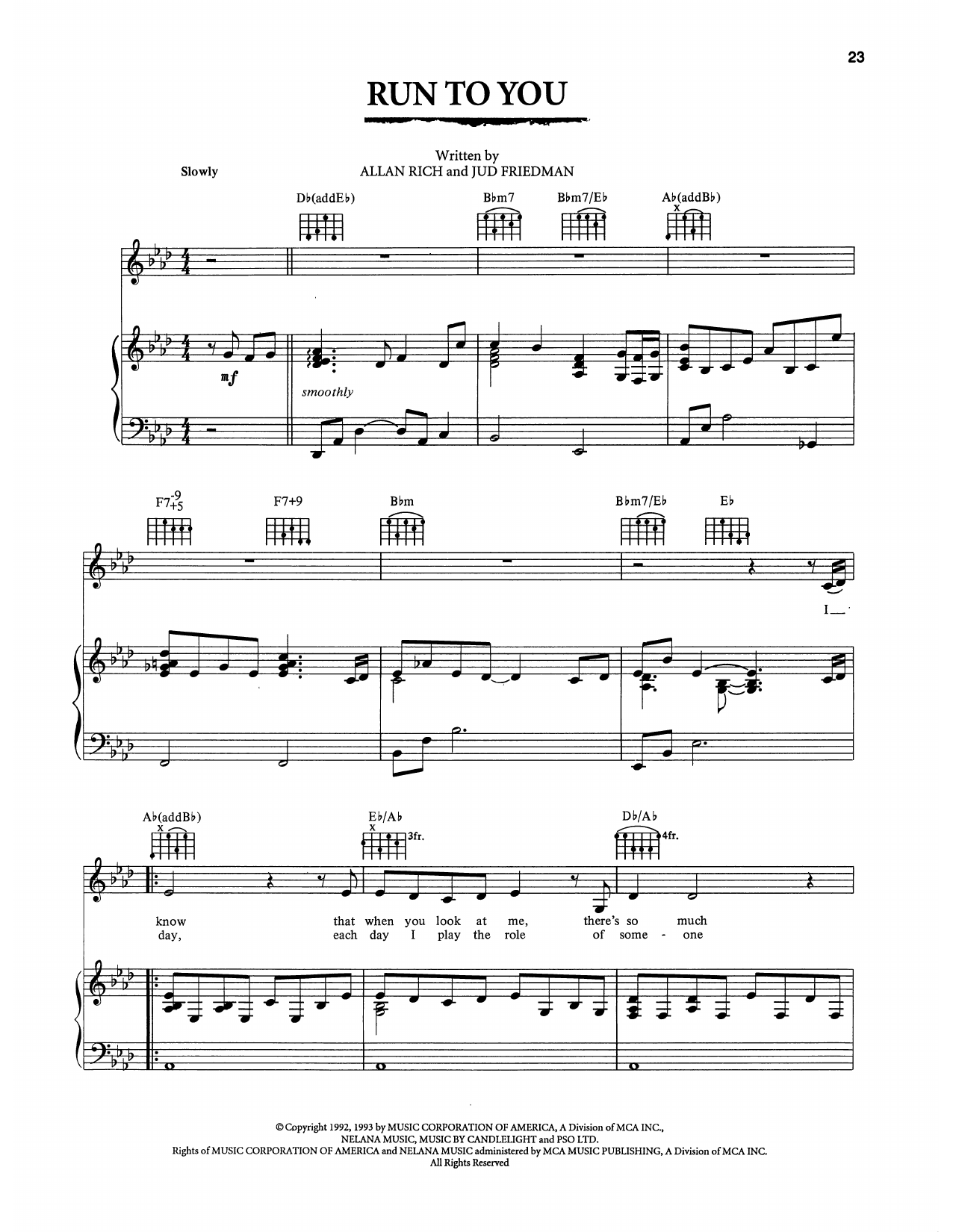 Product picture to: Run To You (from The Bodyguard)