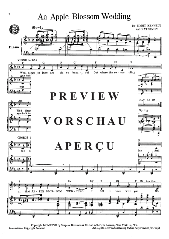 Produktgalerie: Seite 3 von 8 An Apple Blossom Wedding , Clark, Buddy  , Klavier und Gesang