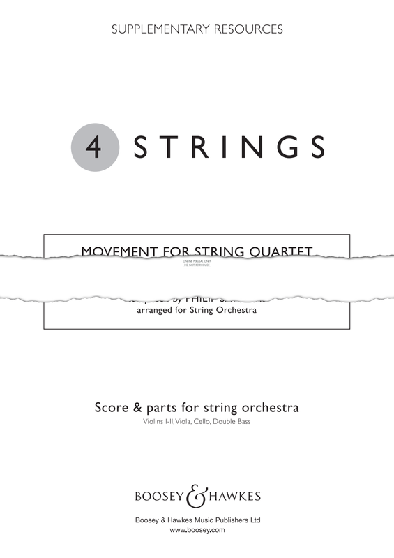 Produktgalerie: Seite 1 von 1 A Movement for String Quartet, Phillip Sawyers, Streichinstrumente