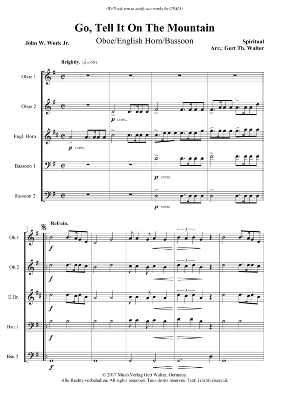 Produktbild zu: Go Tell It On The Mountain Spiritual