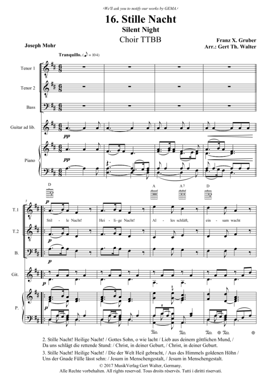 Stille Nacht 