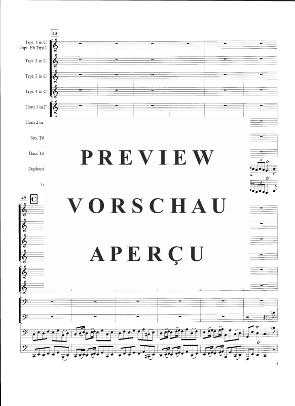 Product gallery: Page 7 of 11 Toccata, Adagio and Fugue in C Major, , Brass Ensemble