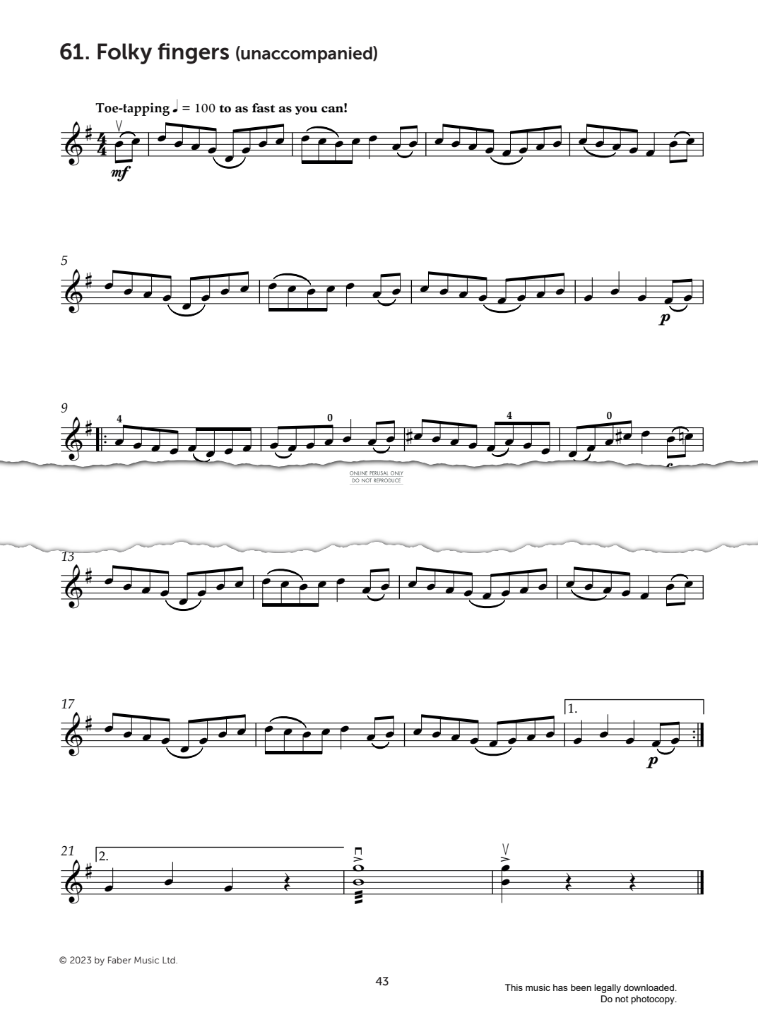 Produktgalerie: Seite 1 von 1 Folky Fingers, Mark Wilson, Violine