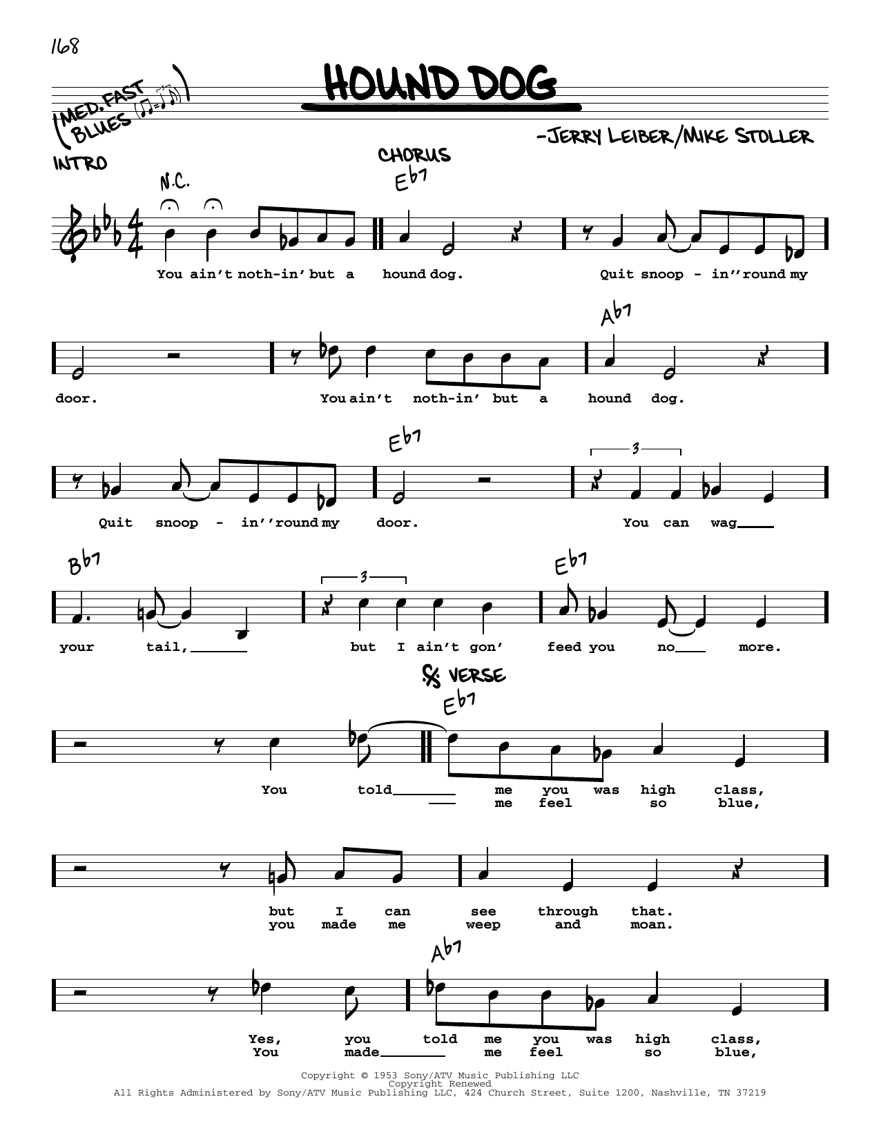 Product picture to:  Hound Dog - Elvis Presley