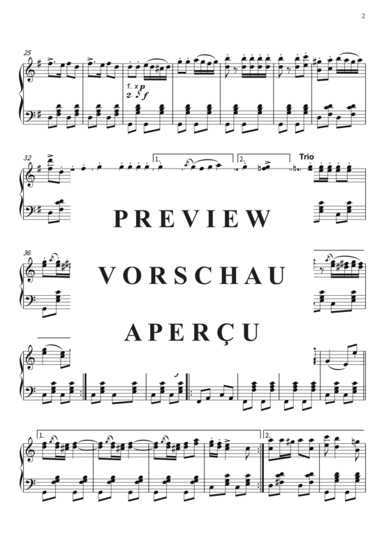 Product gallery: Page 5 of 6 Pepitamarsch , , Piano Solo