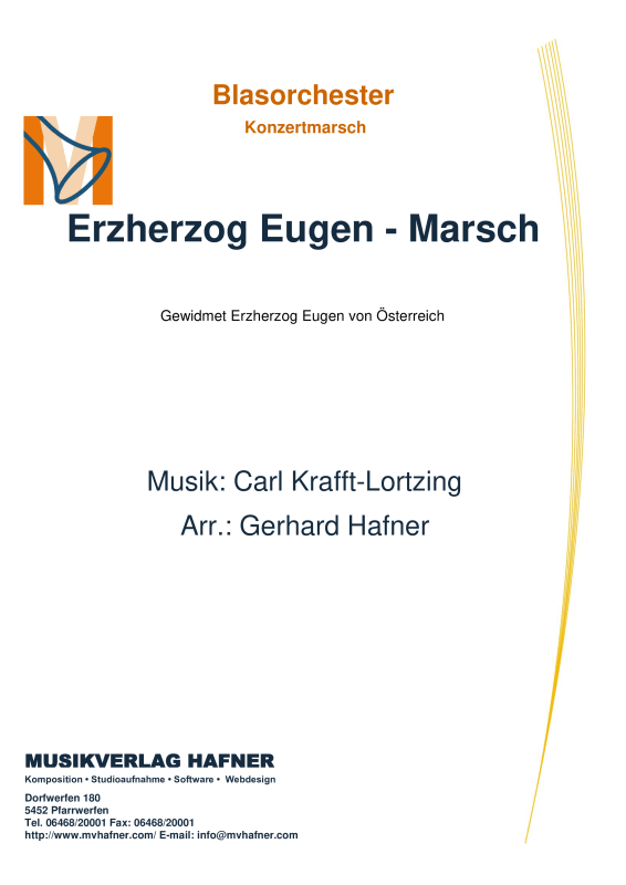 Product picture to: Erzherzog Eugen - Marsch