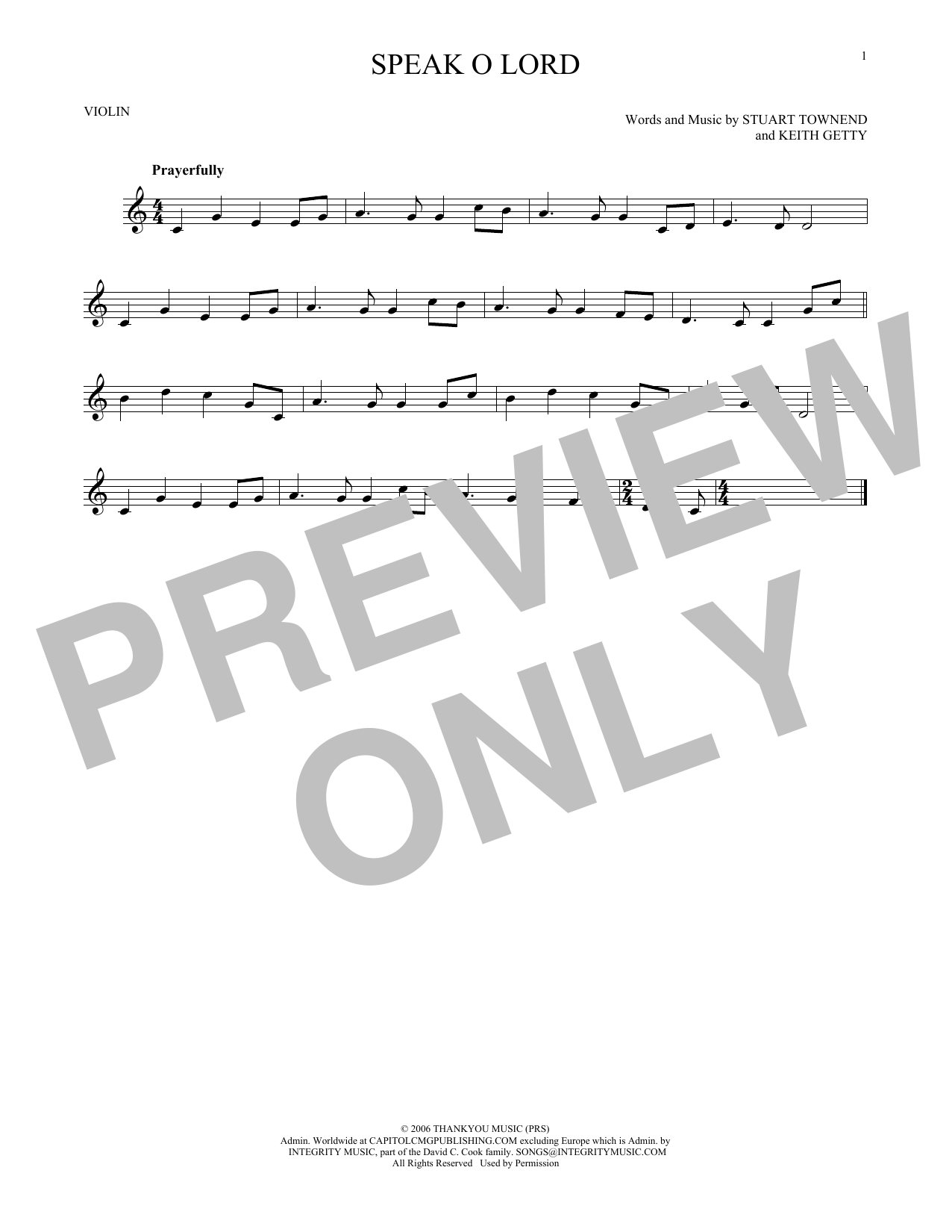 Product gallery: Page 1 of 1 Speak O Lord, Keith & Kristyn Getty