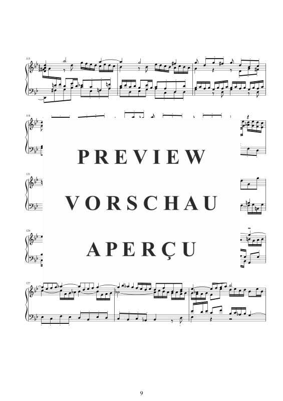 Produktgalerie: Seite 10 von 11 Fantasie und Fuge g-Moll BWV 542, , Klavier Solo
