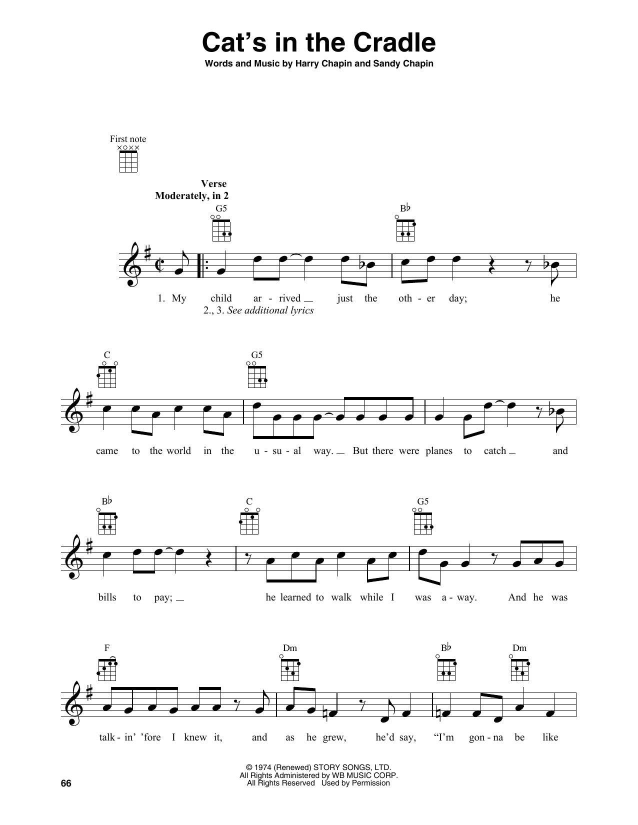 Product gallery: Page 1 of 1 Cat's In The Cradle, Harry Chapin