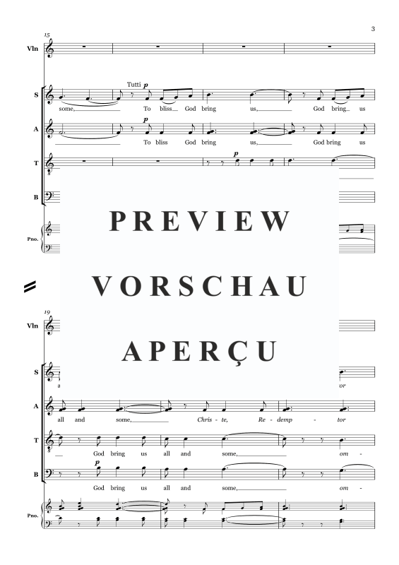 Produktgalerie: Seite 4 von 11 Be all Merry, , Violine Solo und Gemischter Chor