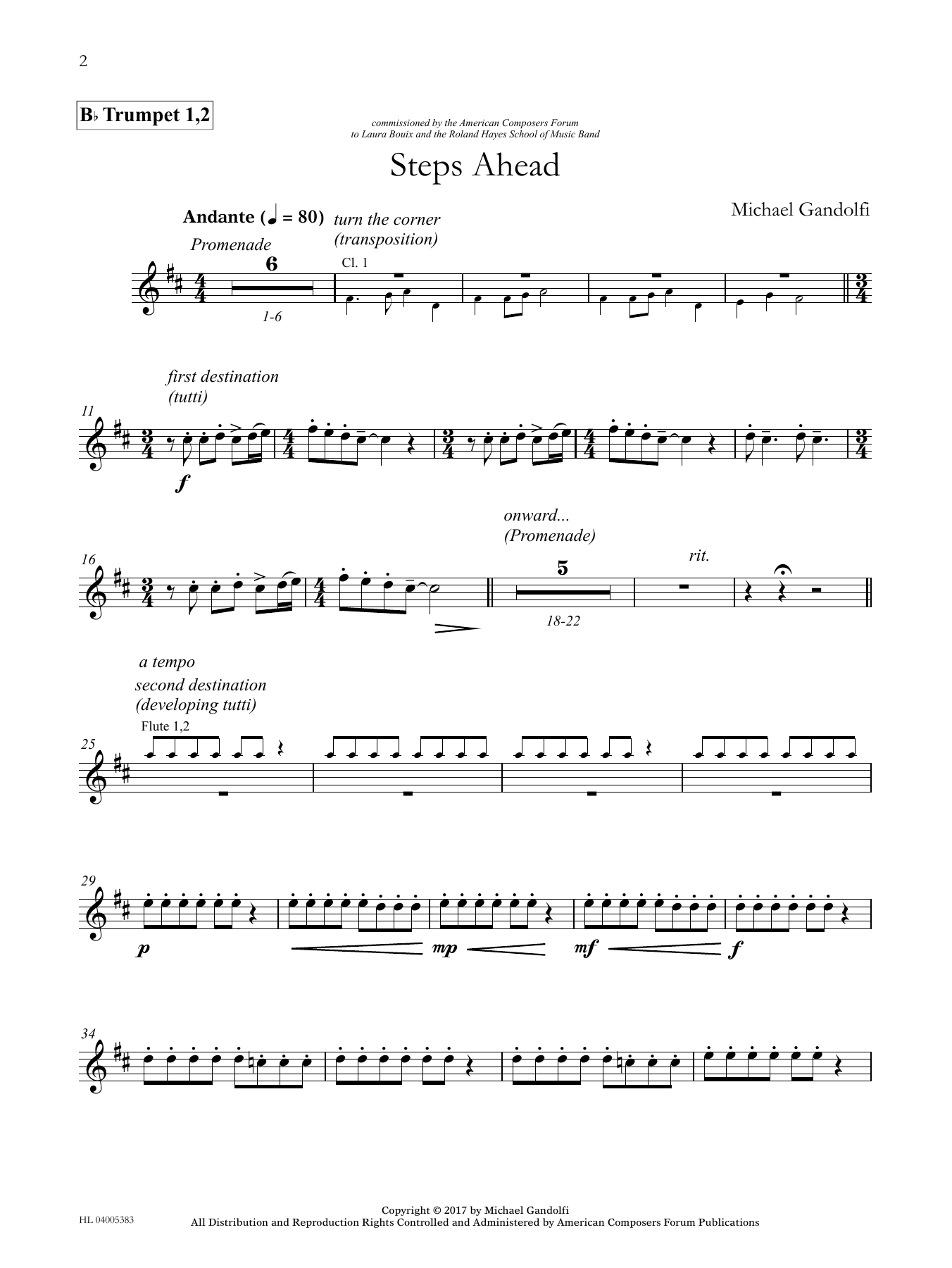 Product picture to: Steps Ahead - Bb Trumpet 1,2