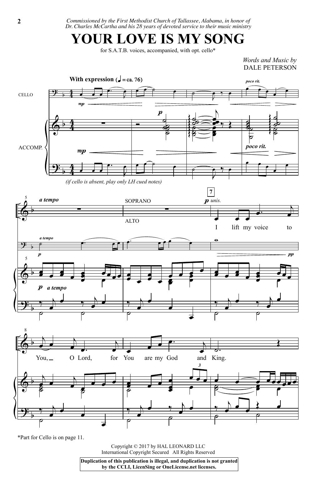 Produktbild zu: Your Love Is My Song