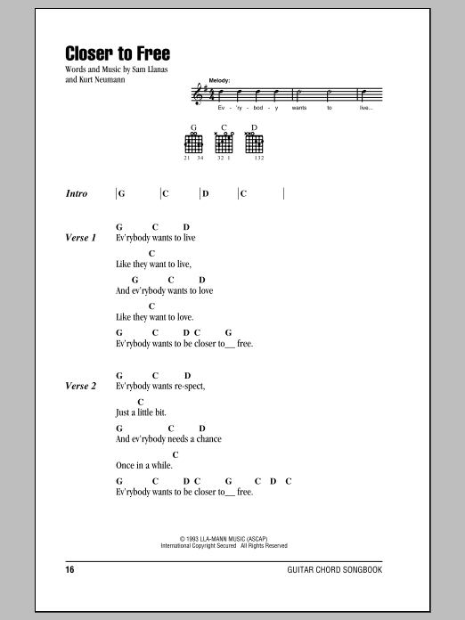 Produktgalerie: Seite 1 von 1 Closer To Free, BoDeans, Gitarre