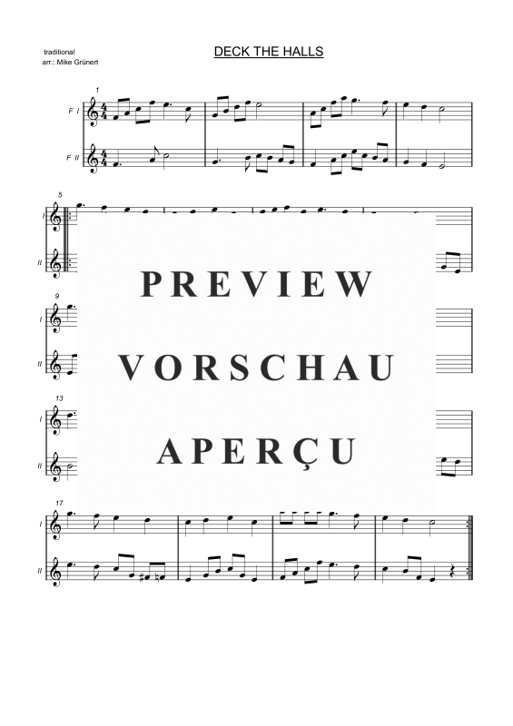 gallery: Carols in Duet, , Duette für 2 Hörner oder Instrumente in F