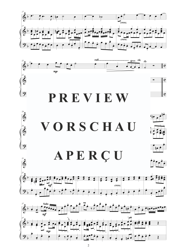 Produktgalerie: Seite 3 von 11 Oboen Konzert in F-Dur No. 1, , Oboe und Cembalo/Klavier