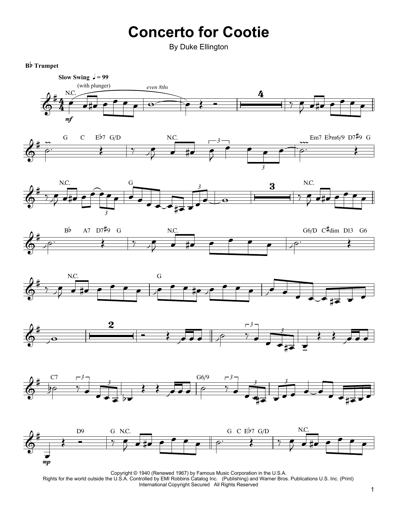 Produktgalerie: Seite 1 von 1 Concerto For Cootie, Arturo Sandoval, Trompete